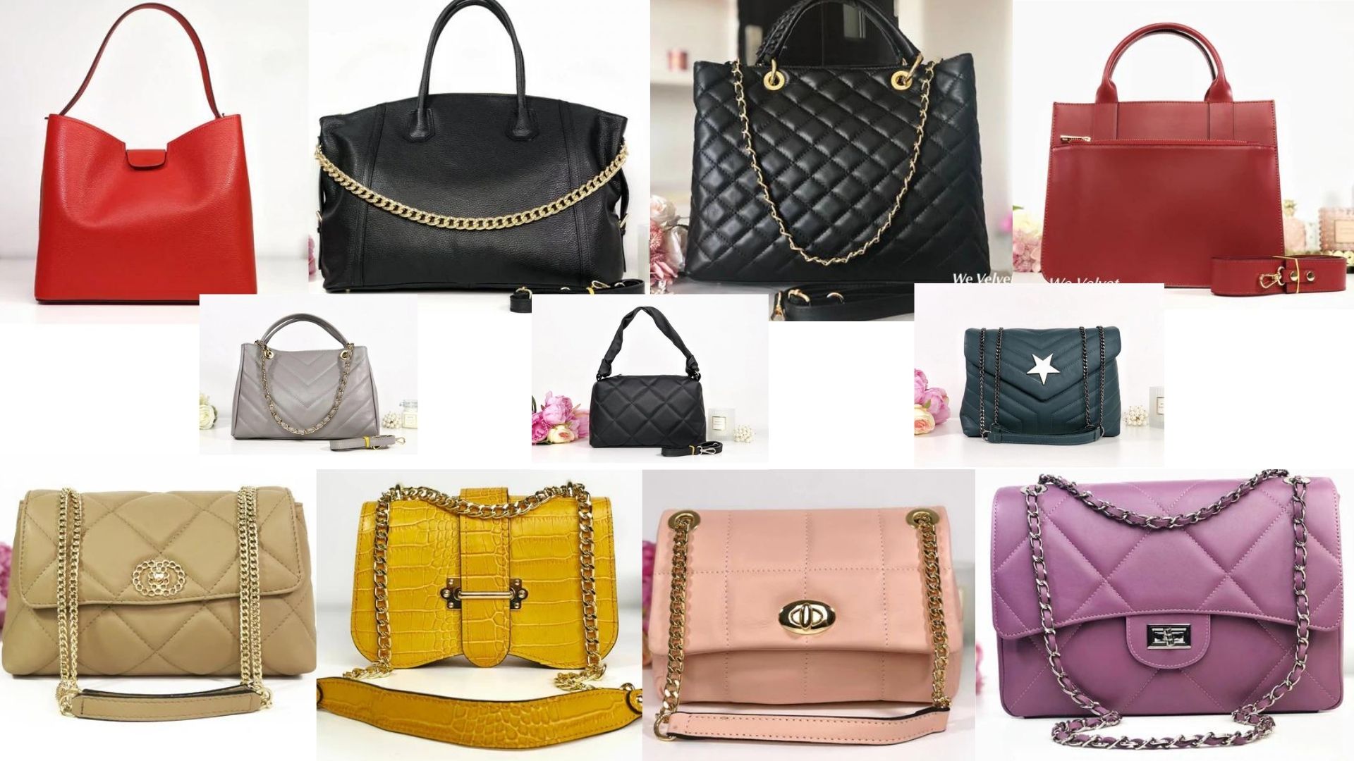 Genți din piele naturală elegante și moderne