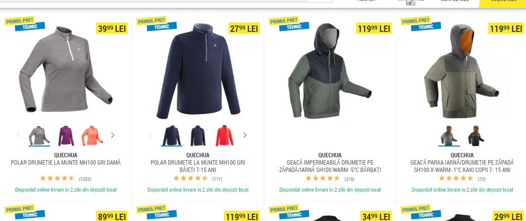 Să ne echipăm pentru sporturile de sezon cu produse de la Decathlon