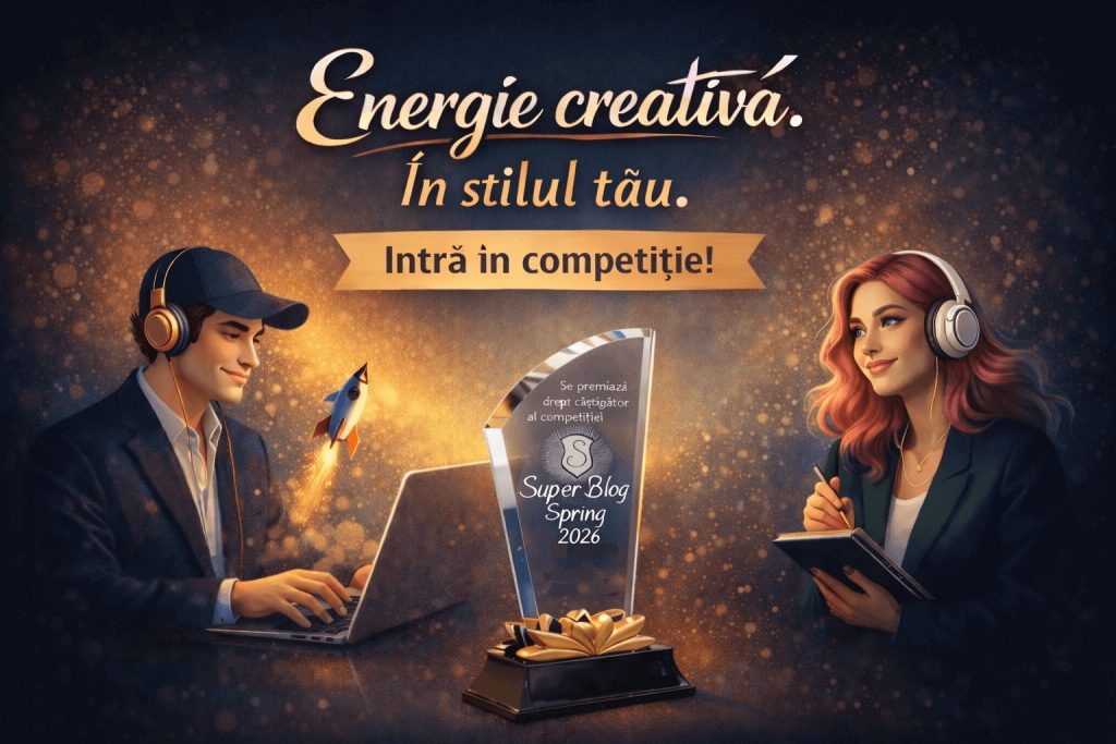 Începe competiția Spring SuperBlog 2026: Energie creativă. În stilul tău.