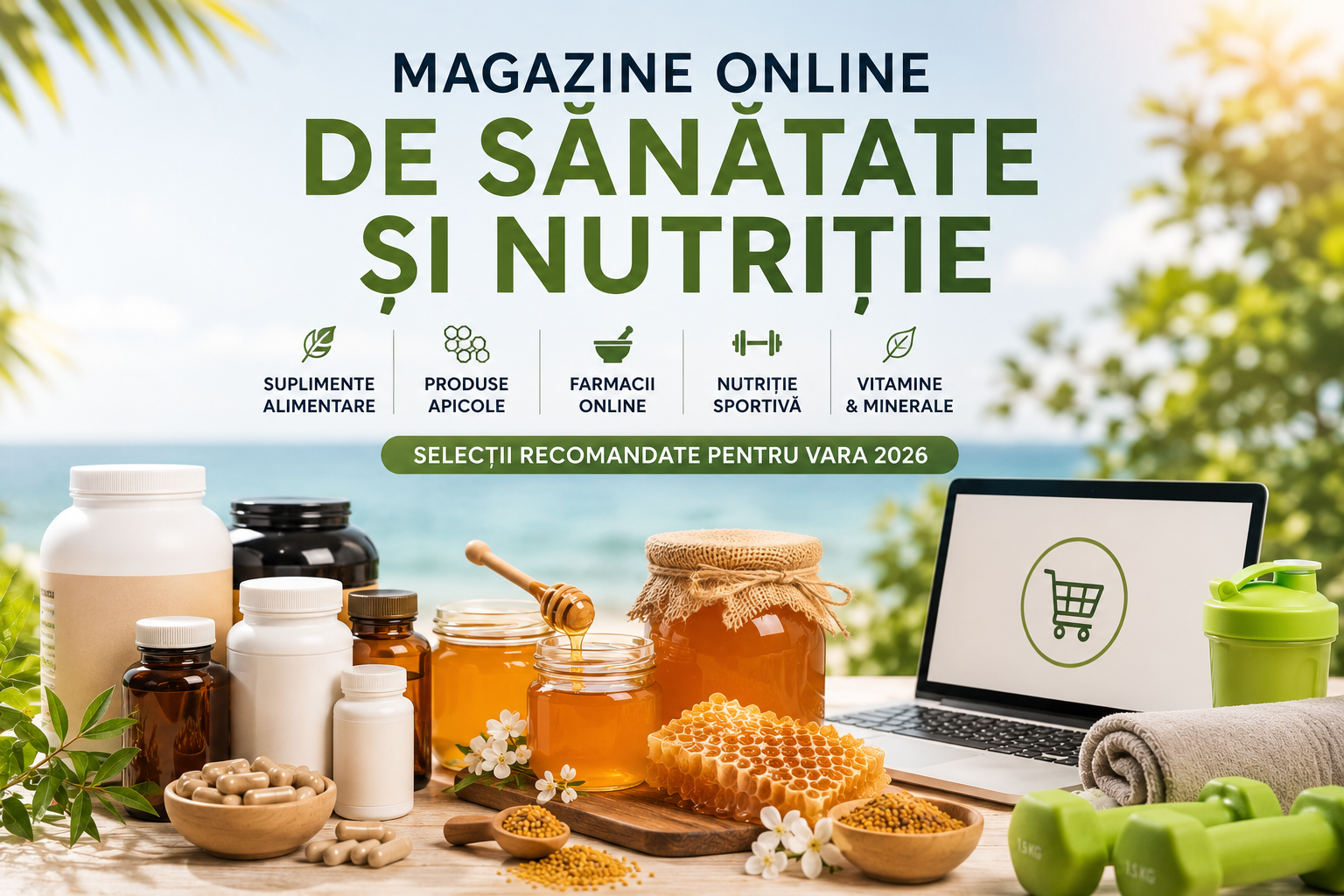 Selectii | Magazine online romanesti de sanatate si nutriție recomandate pentru vara 2026